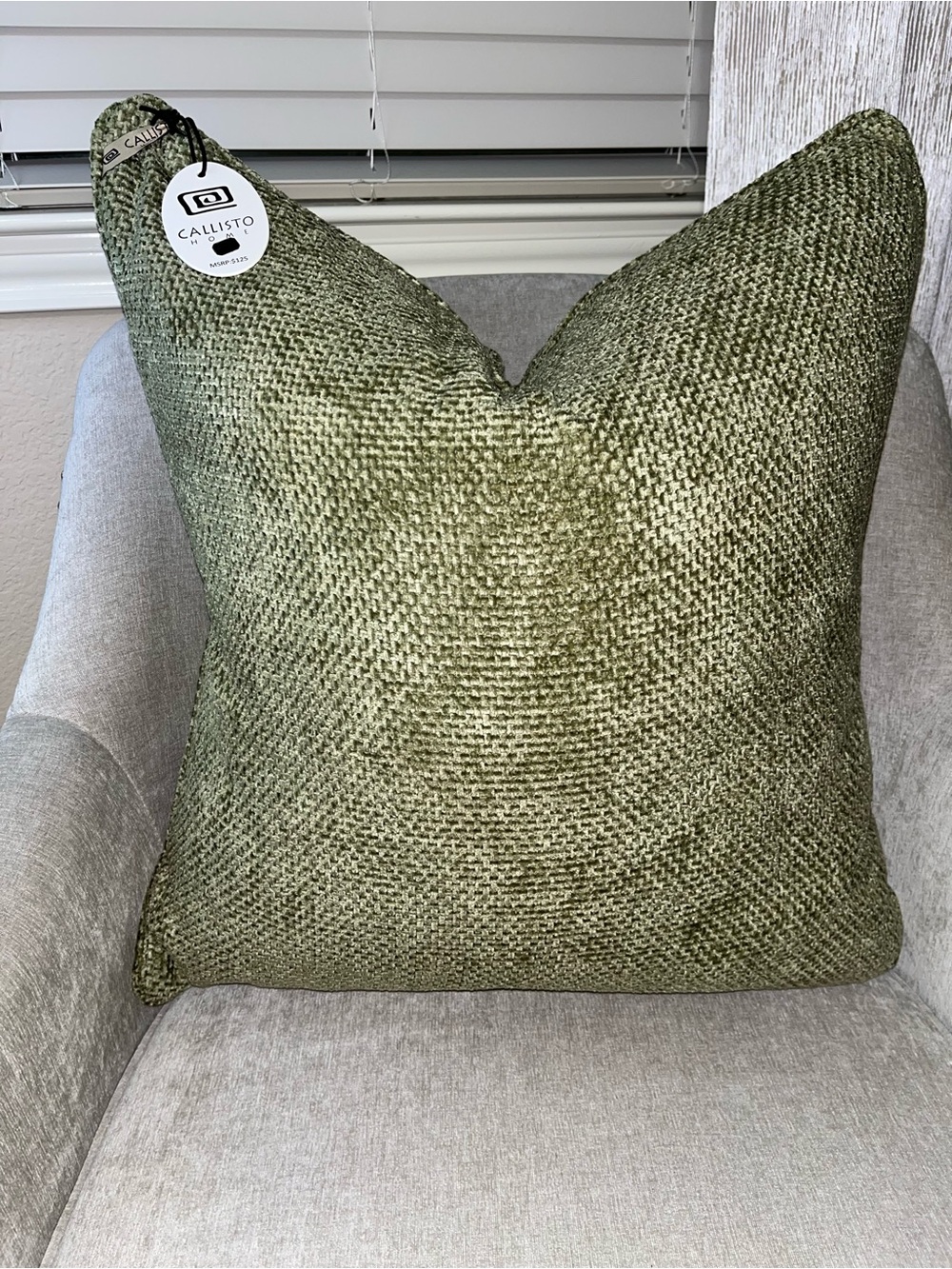 1- NWT CALLISTO HOME DECORATIVE LUXURY THROW PILLOW (T0379F15)